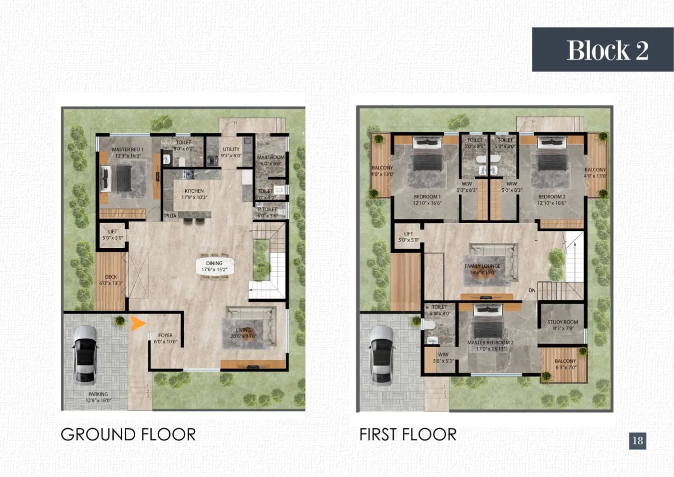 Vista floor plan sheet 2 from builder brochure